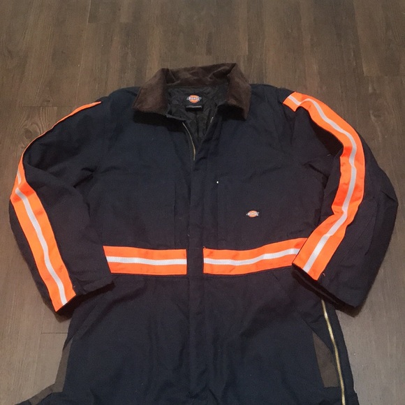 Dickies Heavy Duty Winter Coveralls Navy blue size large - Picture 3 of 14